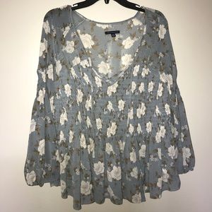 floral blouse